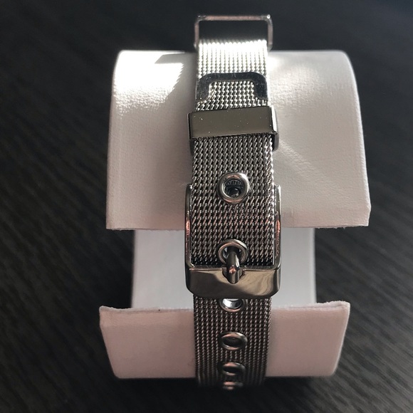 Christin Lars slimline stainless steel mesh strap watch - Picture 4 of 6